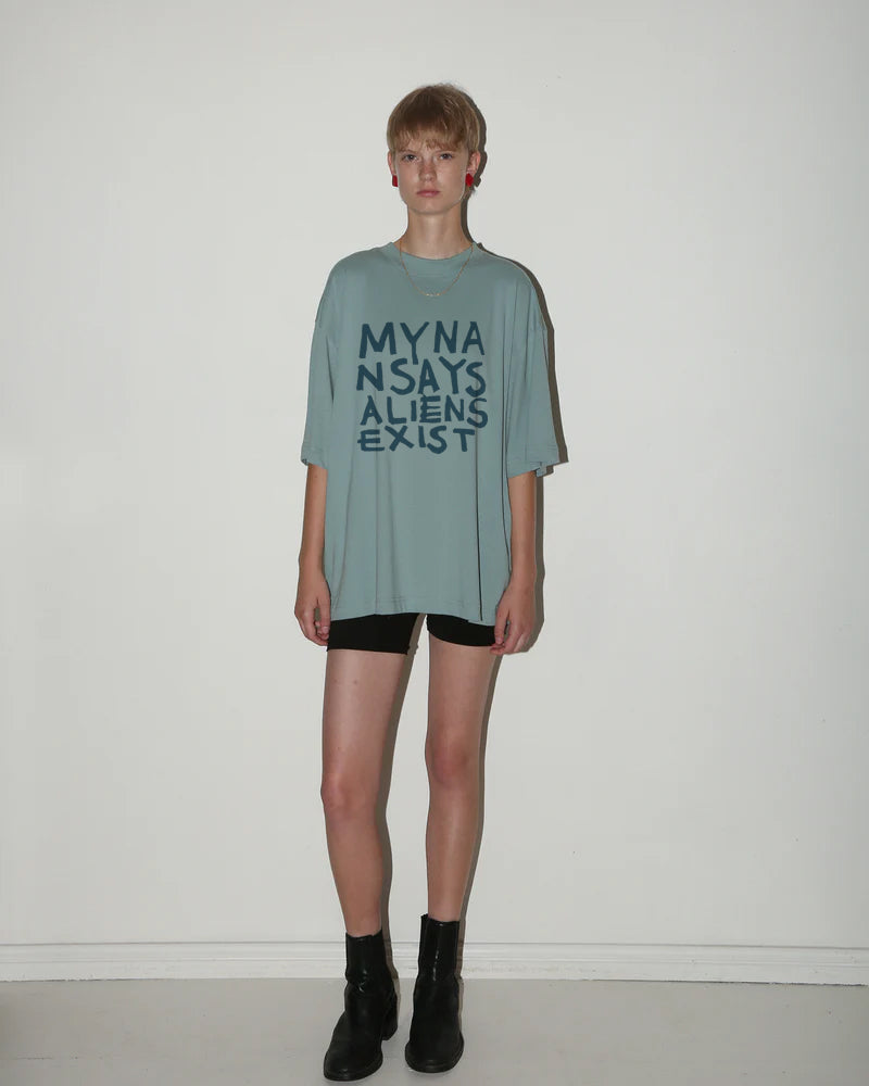 MLAK / Summer and Storm Collab Tee - My Nan Says Aliens Exist
