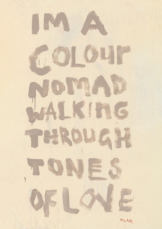 MLAK Nomadic Poet Print