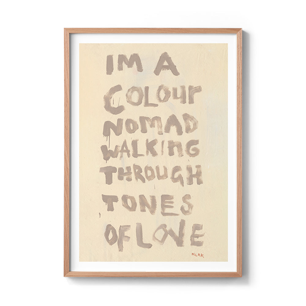 MLAK Nomadic Poet Print