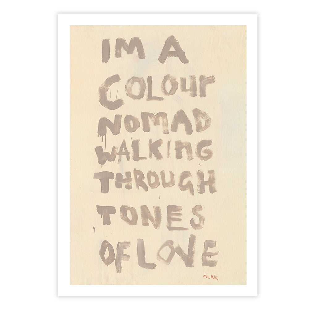 MLAK Nomadic Poet Print